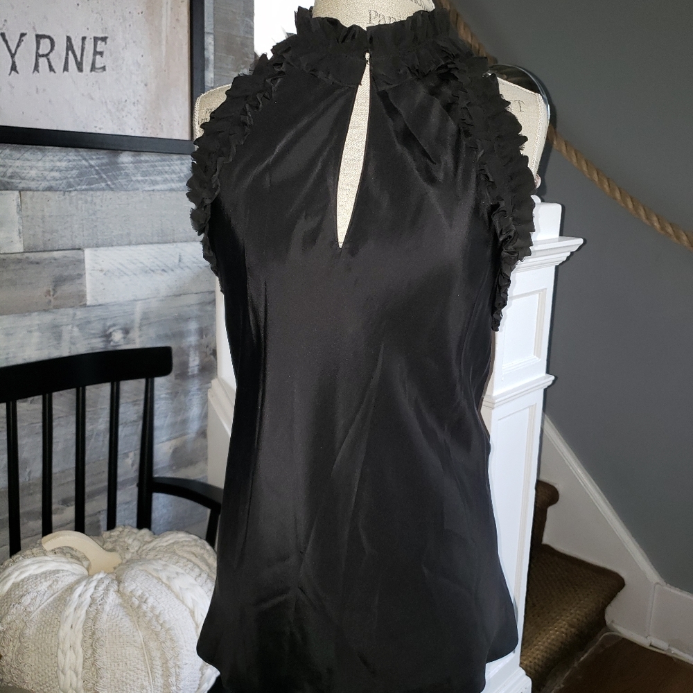 BR Sleeveless Silk Blouse